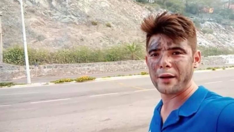 Marmaris'te yangın söndüren ekiplere su taşırken can veren Şahin'in son paylaşımı