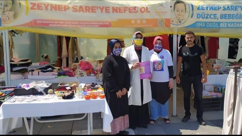 Düzce’de Zeynep Sare için düzenlenen kermeste paralar çalındı