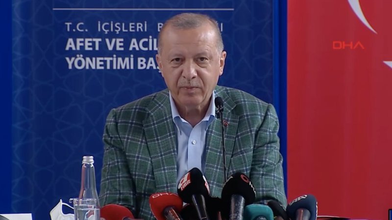 Cumhurbaşkanı Erdoğan: Yanan alanlar başka amaçla kullanılamaz
