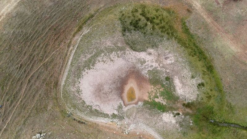 Gümüşhane'deki Dipsiz Göl, tamamen kurudu