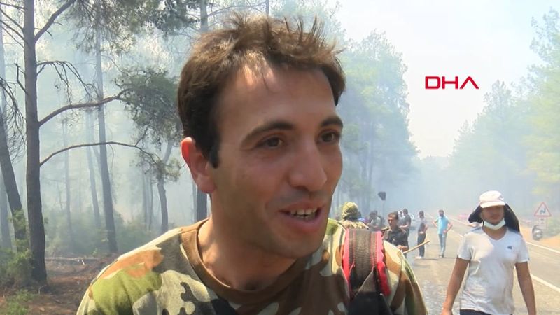 Azerbaycan'dan gelen itfaiyeci: Kardeşlerimiz için elimizden geleni yaparız