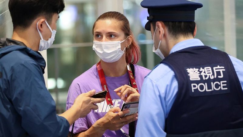 Belaruslu atlet, zorla ülkesine götürülmek istenince Japonya'ya sığındı