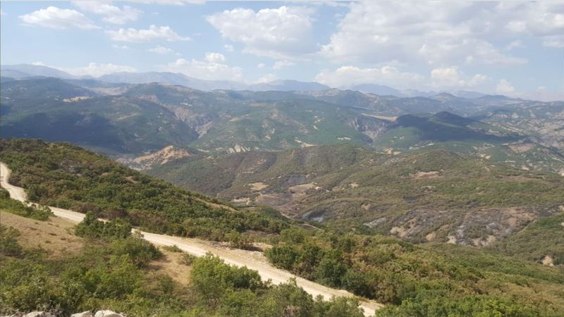 Tunceli'nin Hozat ilçesindeki yangın söndürüldü