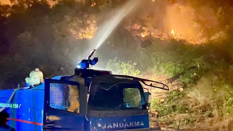 Jandarma'dan yangınlara 2 bin 310 personelle müdahale