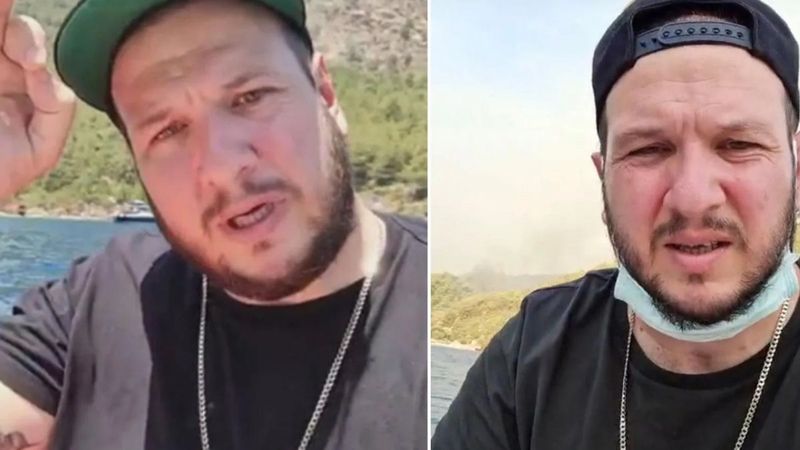 Yangın bölgesinde olan Şahan Gökbakar daha fazla dayanamadı: O gün geldiğinde..