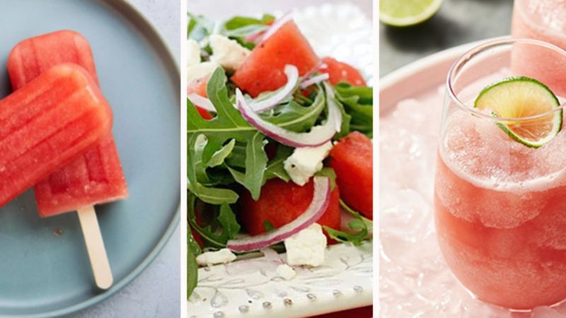 Sıcak havalarda içinizi serinletecek karpuzlu 3 tarif