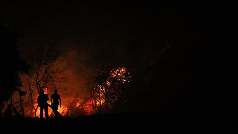 Hatay'da otluk alanda çıkan yangın kontrol altına alındı