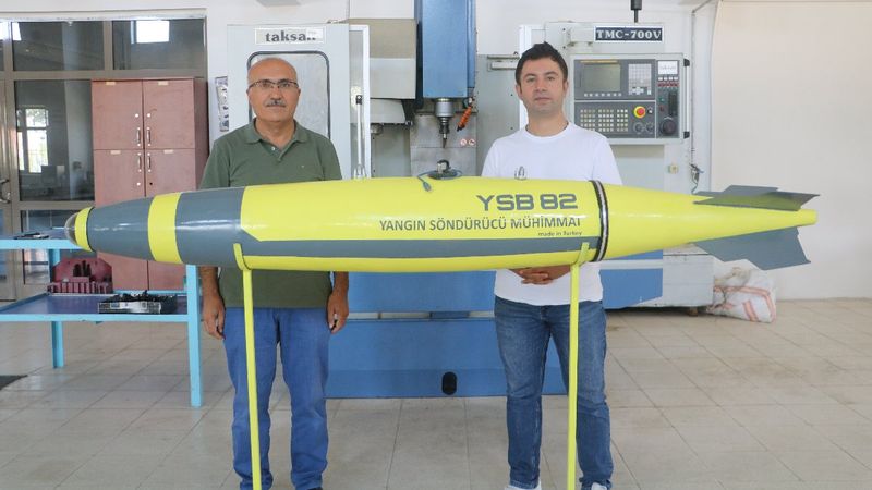 Malatya’da geliştirilen ‘Yangın Söndürme Bombası’ prototip üretim aşamasında