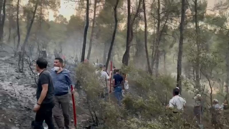 Aydın'da bir mahallede kısmi tahliye