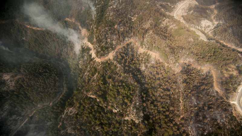 Orman yangınlarıyla mücadelede 9'uncu gün