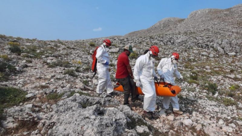 Antalya'da korona şüpheli çift, yayladan helikopterle alındı