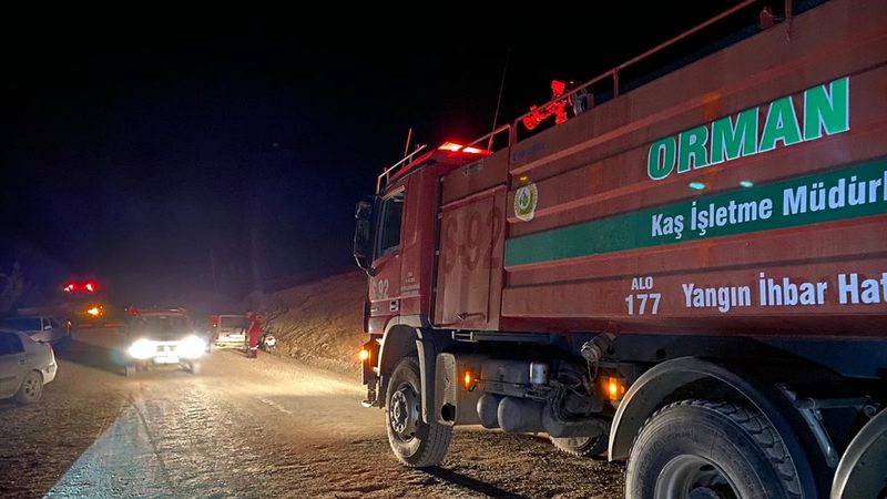 Antalya'da beş ayrı noktada çıkan yangın söndürüldü