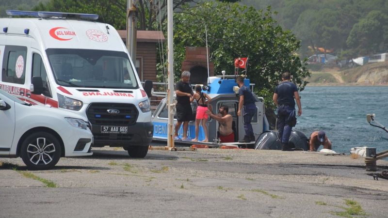 Sinop'ta boğulma tehlikesi geçiren 4 kişi kurtarıldı