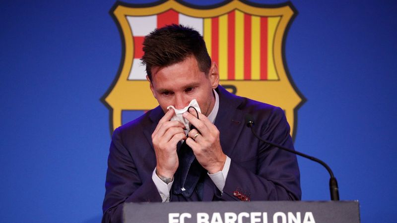 Lionel Messi, Barcelona'ya veda etti