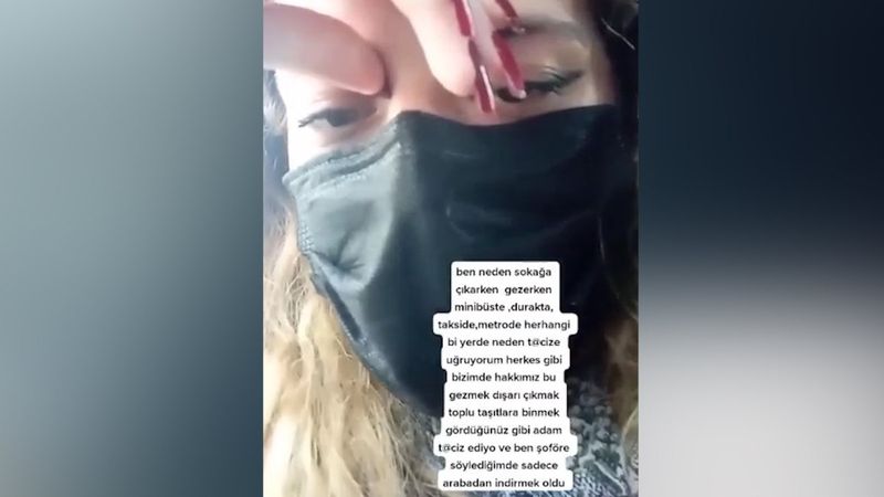 İzmir’de dolmuşta taciz edilen kadın o anları kaydetti