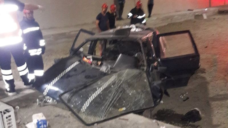 Rize’de kural ihlali yaparak girdiği tünelden çıkamadı