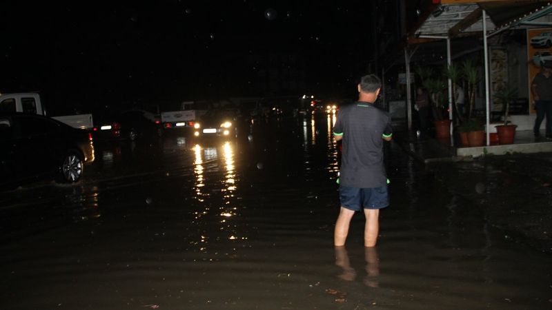Samsun'da sağanak etkili oldu