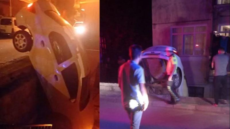 Isparta'da araçla bahçeye düşen sevgilisini bırakıp kaçtı