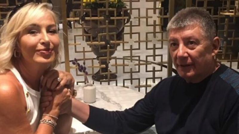 Gülenay Kalkan, Tarık Ünlüoğlu'nun doğum gününü kutladı