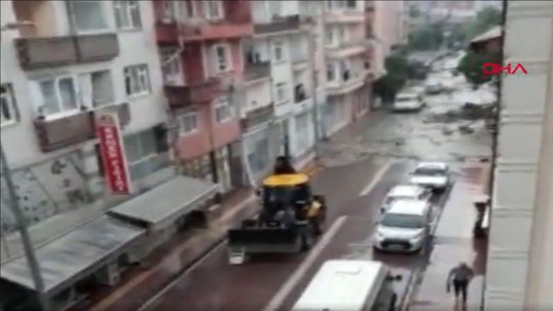 Kastamonu’da, sel felaketinin ilk anları