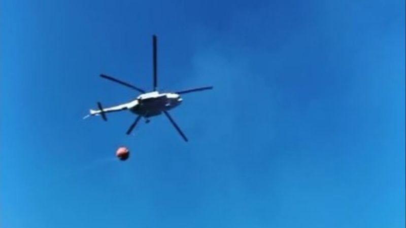 Kahramanmaraş'ta yangın söndürme uçağı düştü