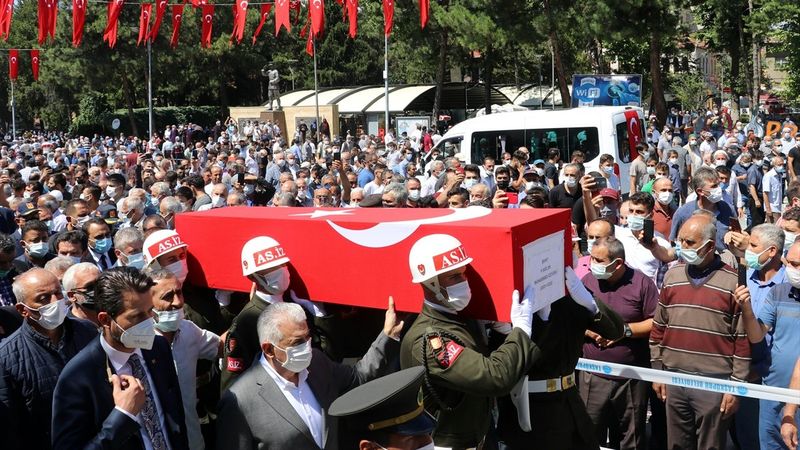 Şehit Muhammed Öztürk, Kastamonu'da son yolculuğuna uğurlandı