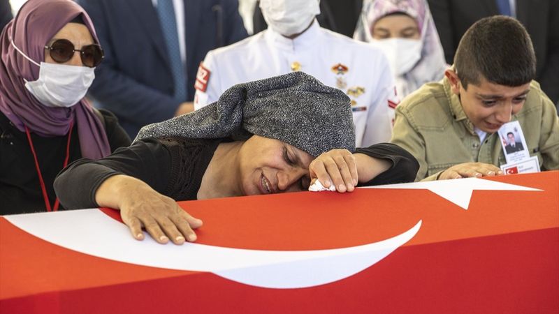 Ankara'da şehit Cengizhan Kaplan, son yolculuğuna uğurlandı