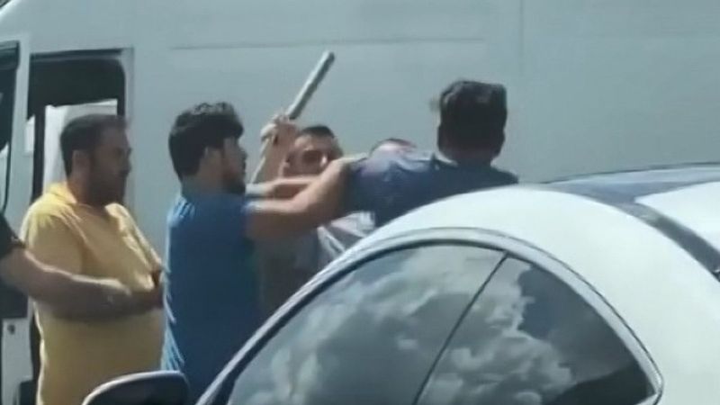 Ümraniye'de sopalı yol verme kavgası