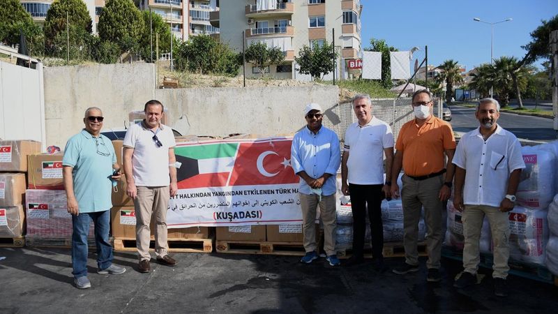 Aydın'daki Kuveytliler, sel felaketi sonrası Kastamonu'ya yardım eli uzattı