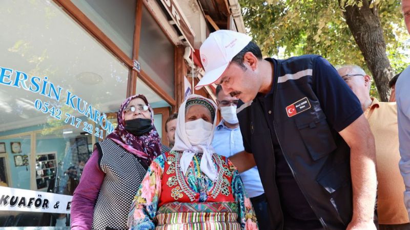 Murat Kurum, Kastamonu'da sel bölgesinde