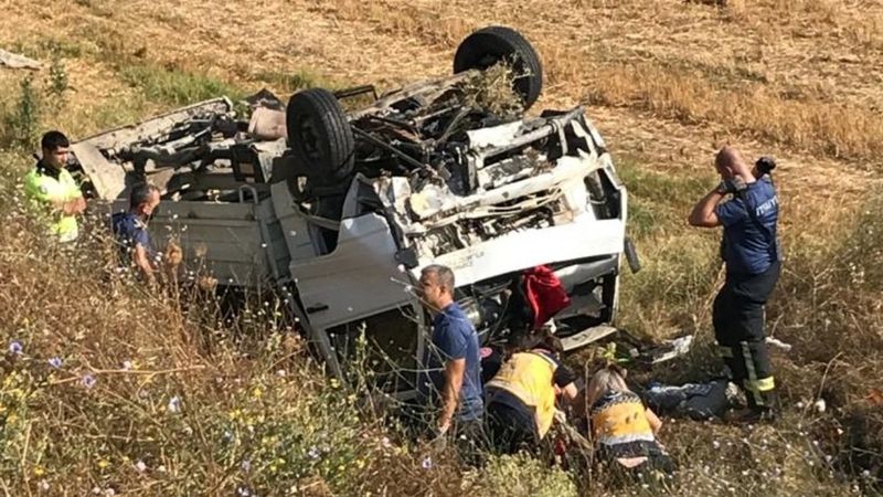 Edirne’de feci kaza: Bir aile yok oldu