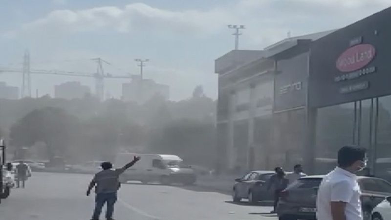 İstanbul İkitelli'deki sanayi sitesinde bina çöktü