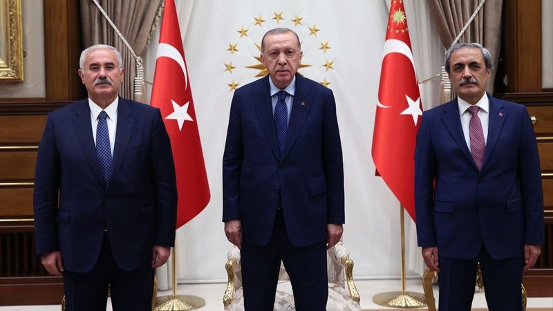 Cumhurbaşkanlığı Külliyesi'nde art arda kabuller