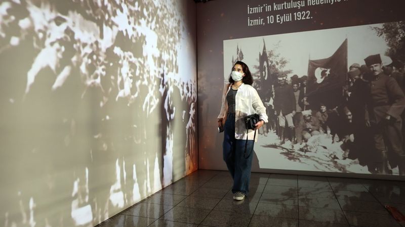 İstanbul'da 30 Ağustos Zafer Bayramı'na özel dijital gösterim