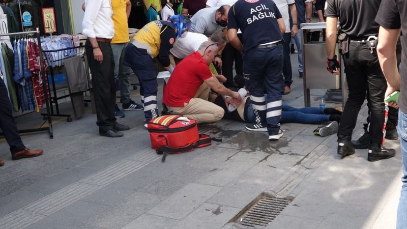 Çorum’da sokak ortasında sırtından vurup kaçtı