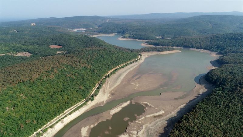 İstanbul'a su sağlayan barajların seviyesi yüzde 58,83'e geriledi