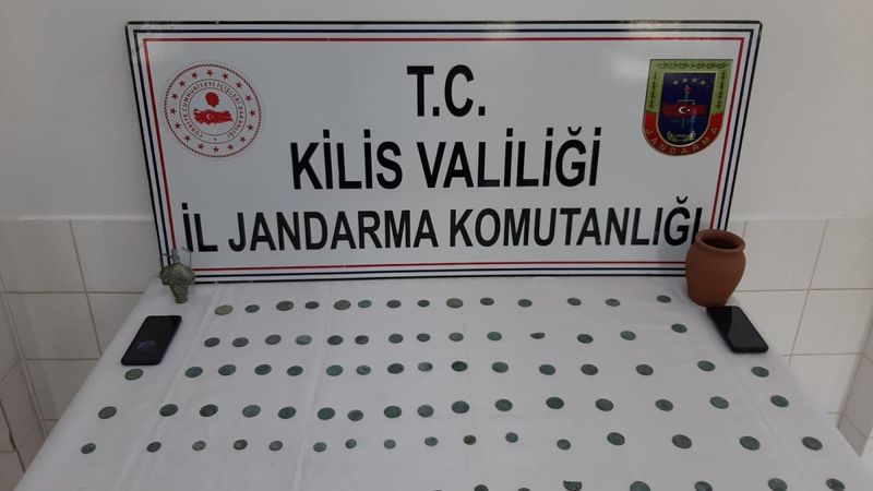 Kilis'te 1 kişi, tarihi eser operasyonunda gözaltına alındı