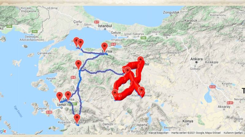 30 Ağustos Zafer Yürüyüşü: #ZaferYolumuz haritası ve katılma ekranı