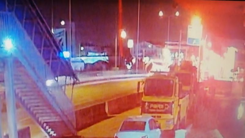 Kocaeli'de 7 işçinin yaralandığı kazanın görüntüleri ortaya çıktı