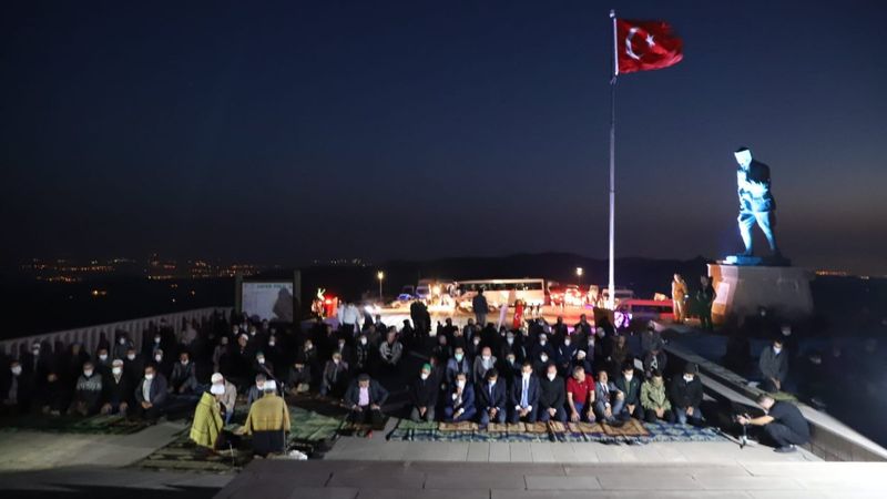 Zafer Treni yolcuları Büyük Taarruz'un başladığı yerde