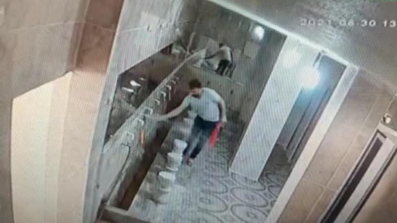 Batman’da camideki musluk hırsızlığı kamerada