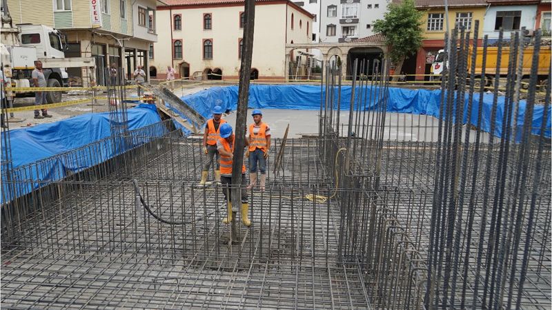 TOKİ, selde yıkılan 16 iş yerinin temelini attı