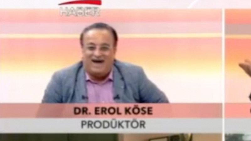 TGRT Haber canlı yayınında aşı kavgası çıkınca Erol Köse kahkaha attı
