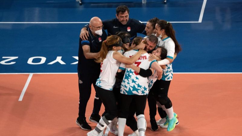 Tokyo Paralimpik'te golbol dalında altın madalya Türkiye'nin