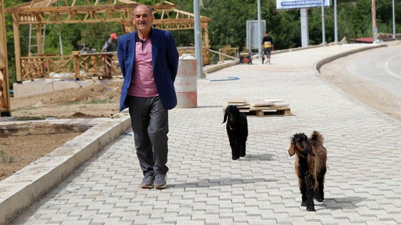 Gümüşhane'de keçileri sayesinde iyileşti