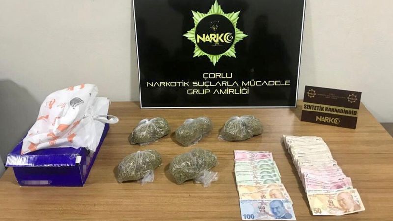 Tekirdağ’da, ticari taksiden bonzai çıktı