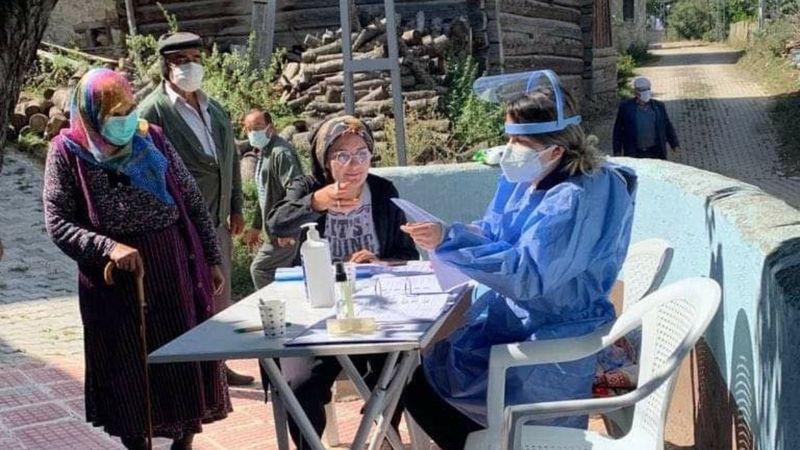 Kastamonu sel mağdurlarına korona aşısı yapıldı