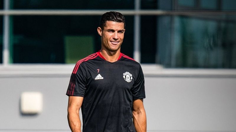 Ronaldo Manchester United ile ilk antrenmanına çıktı