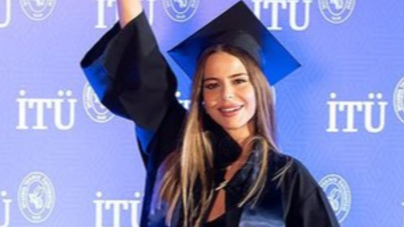 Simge Sağın mezun oldu