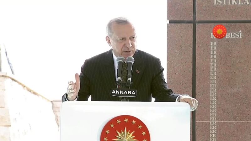 Cumhurbaşkanı Erdoğan, Sakarya Zaferi'nin 100'üncü yıl kutlamasında